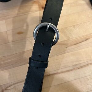 Black Leather Belt Los Angeles Apparel